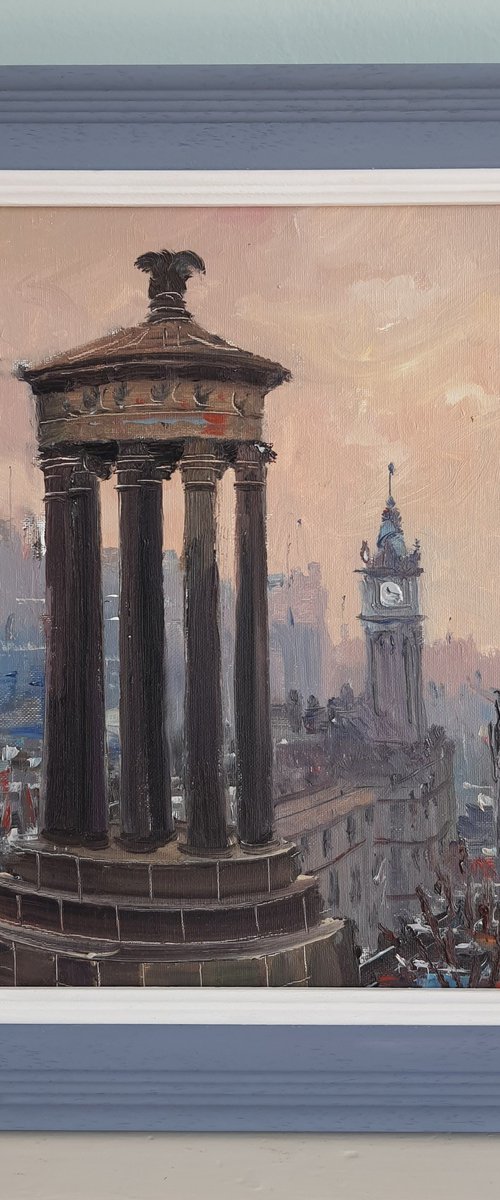 Edinburgh from Calton Hill by Roberto Ponte