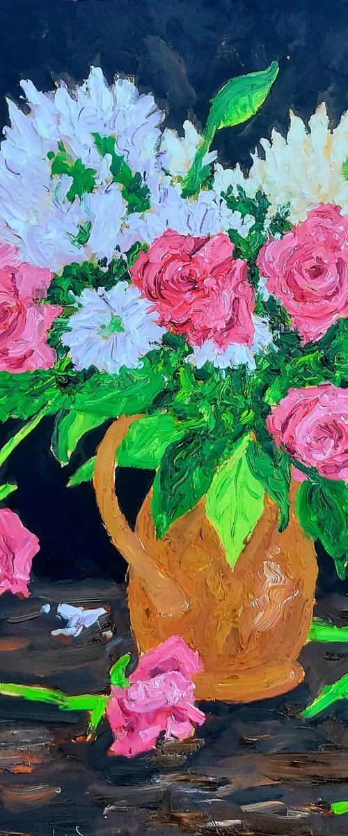 vase of flowers by Colin Ross Jack