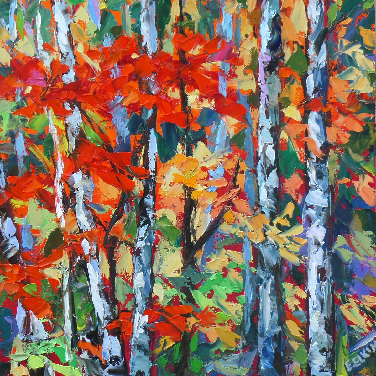 The Birches by Elizabeth Elkin