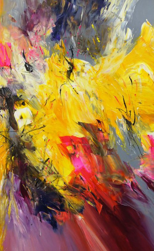 Composition Yellow XL 1 by Peter Nottrott