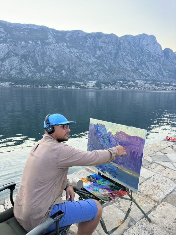 "Morning in Kotor Bay"