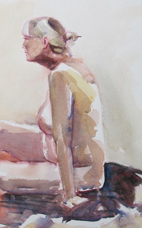 seated female nude by Rory O’Neill