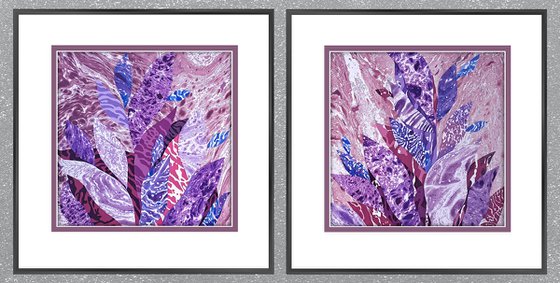 Set of 2 «Galaxy Garden»