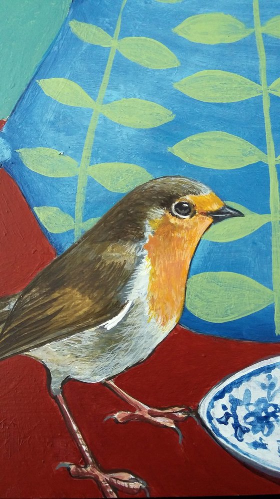 Mr Robin comes to tea