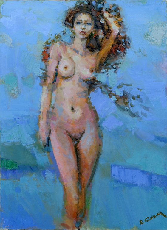 Oil Painting on canvas "Nude"