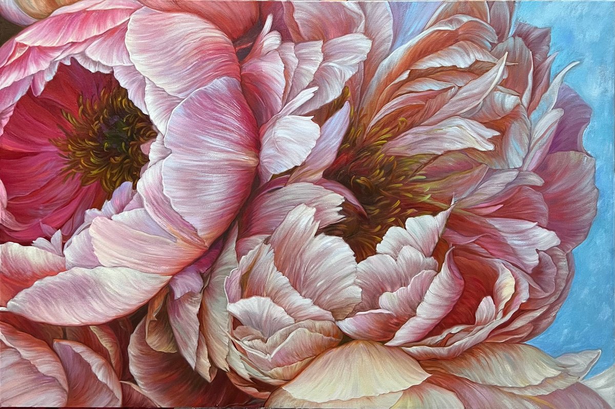 Peony composition by Elena