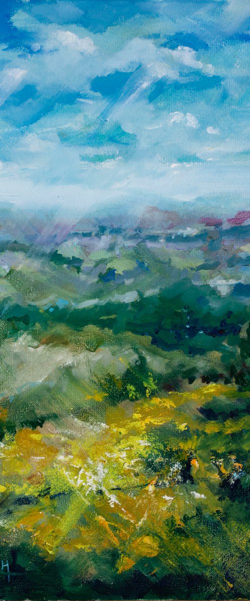 Abstract landscape. by Aleksandr Neliubin
