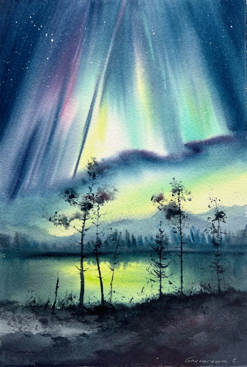 Northern lights #40 by Eugenia Gorbacheva