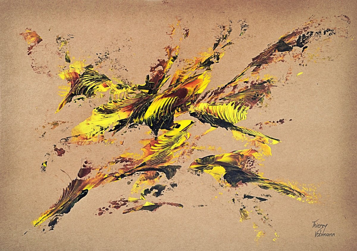Natural Style 44 By Thierry Vobmann. Abstract ., 17 X 12, Artwork For Sale On Artfinder