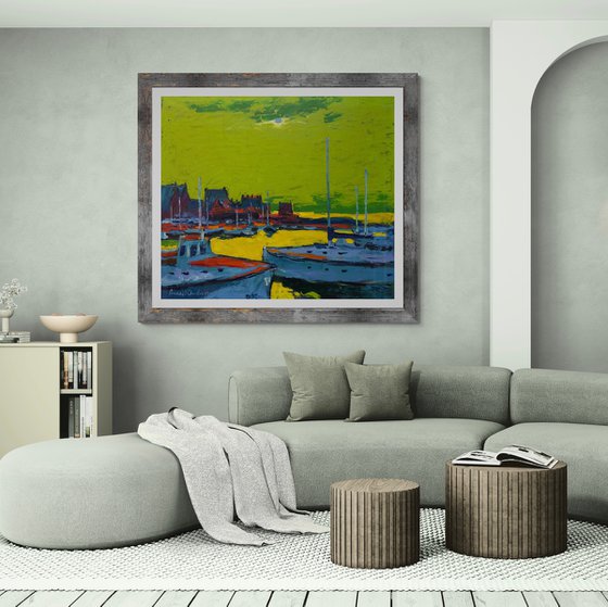 "Silence of the sea breeze"