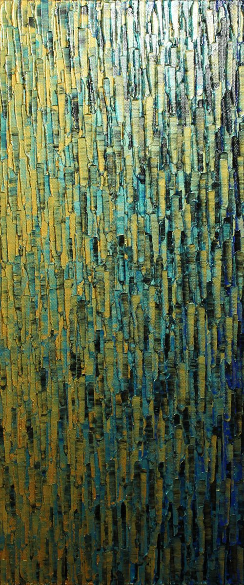 Gold blue fade by Jonathan Pradillon