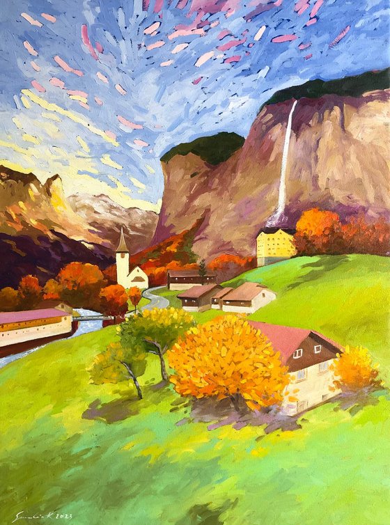 Lauterbrunnen. Autumn 2023