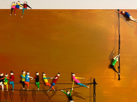Action.3D Freedom. Eka Peradze Art.