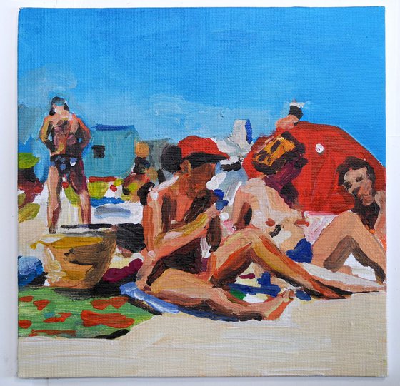 Beach scene ( South of France 1980s)