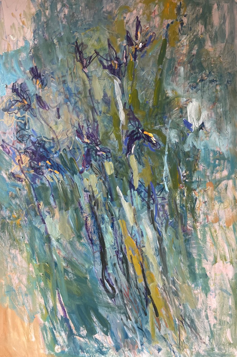 Irises. by Lilia Orlova-Holmes