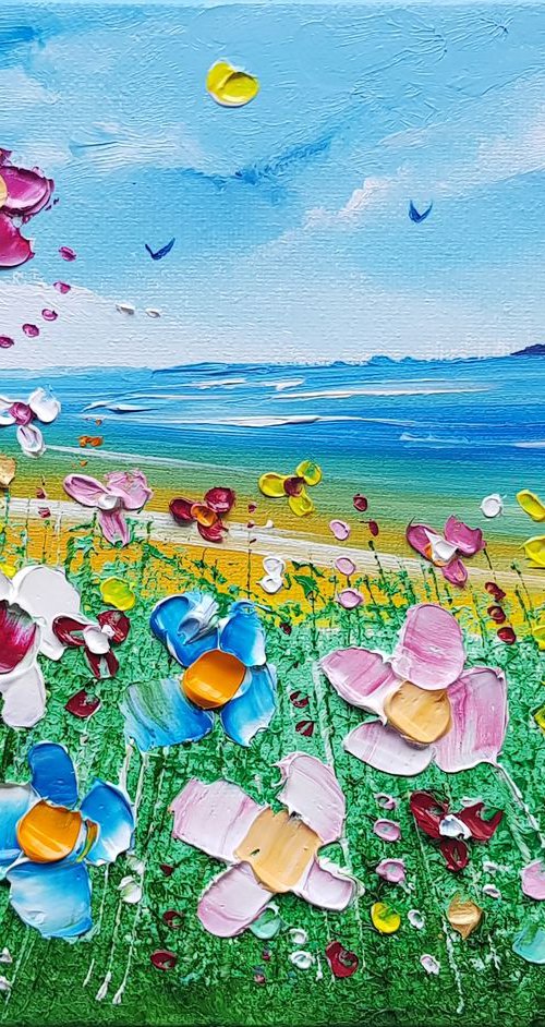 "Our Beach & Flowers in Love" by Phil Broad