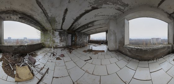 #40. Pripyat Hotel Polissya Top Floor 1 - XL size