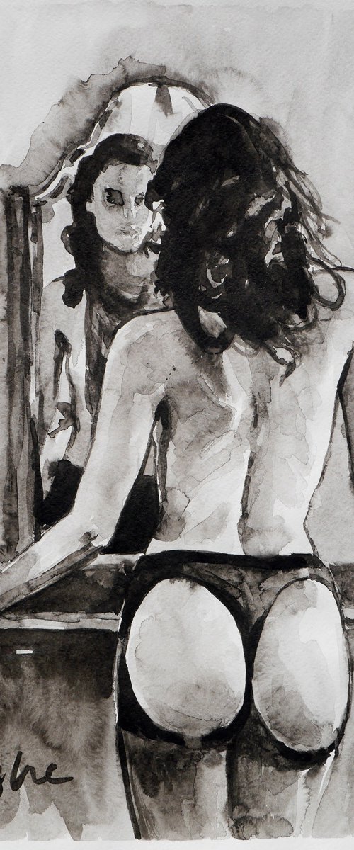 By a Mirror by Tashe