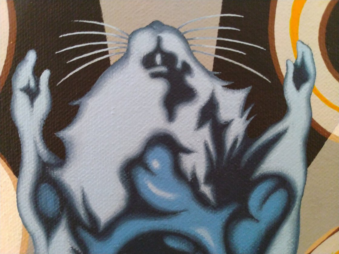 Original Acrylic Painting - XXX (joe Yabuki Project) by Hirotaka