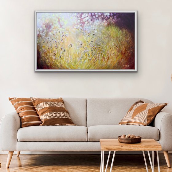 'Endings...Beginnings' -Wild Meadow painting