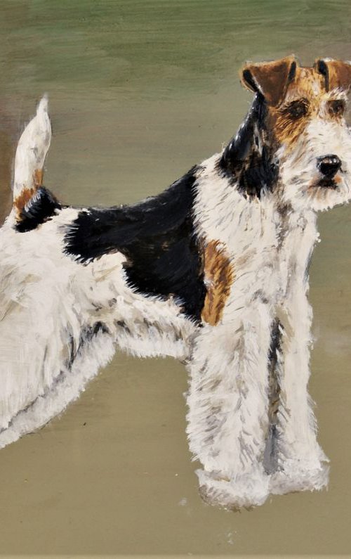 Fox Terrier  #2 by Laurence Wheeler