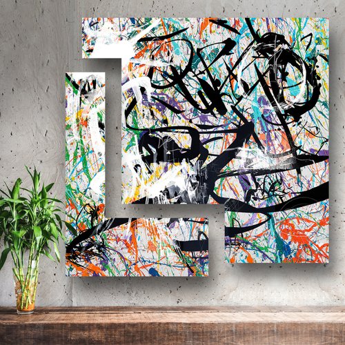 Call Me Crazy - Diptych by Lynne Godina-Orme