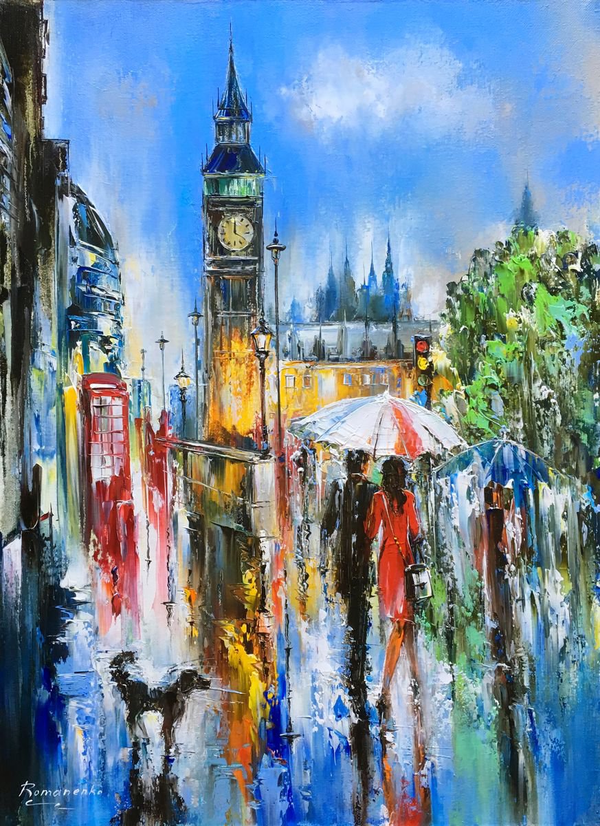 Beloved London Oil painting by Olena Romanenko | Artfinder