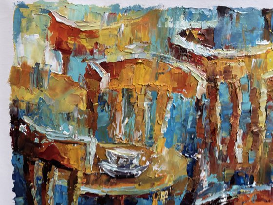 Coffee under the rain