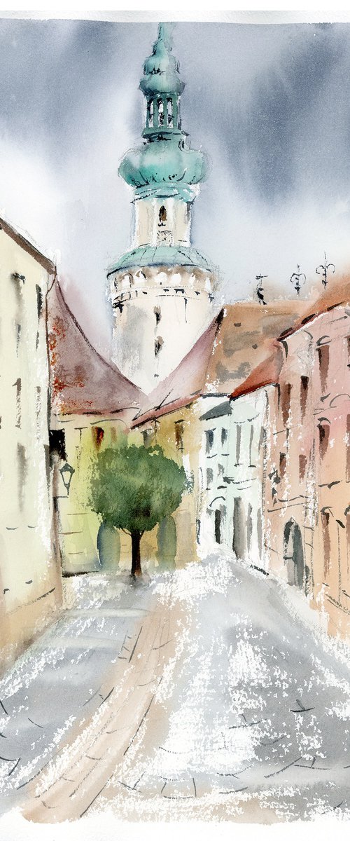 Rainy Day in Sopron by Olga Tchefranov (Shefranov)