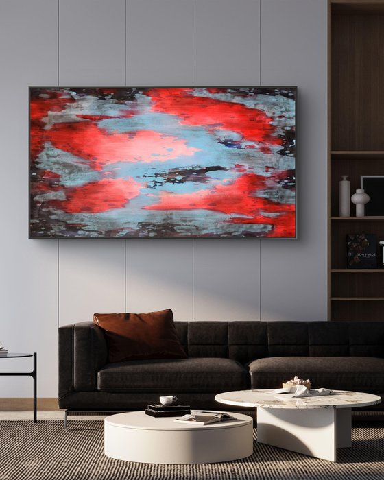 REFLECTION V - Contemporary Abstract Painting