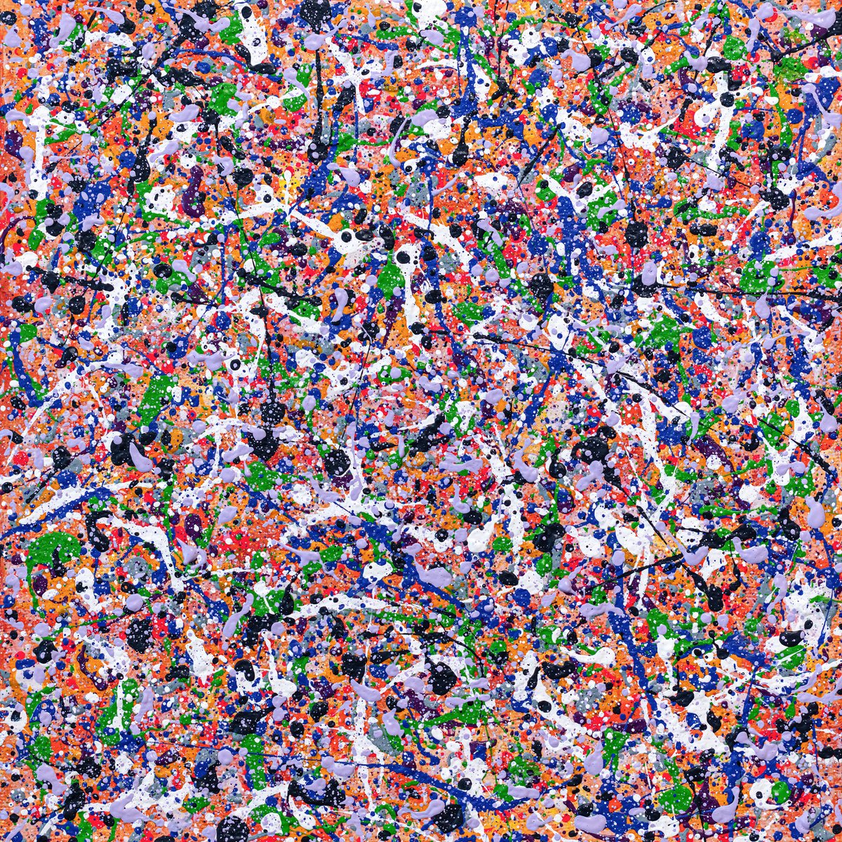  Chaos Is Multicolored By Lidiya Dmitrieva, 12 X 12, Artwork For Sale On Artfinder