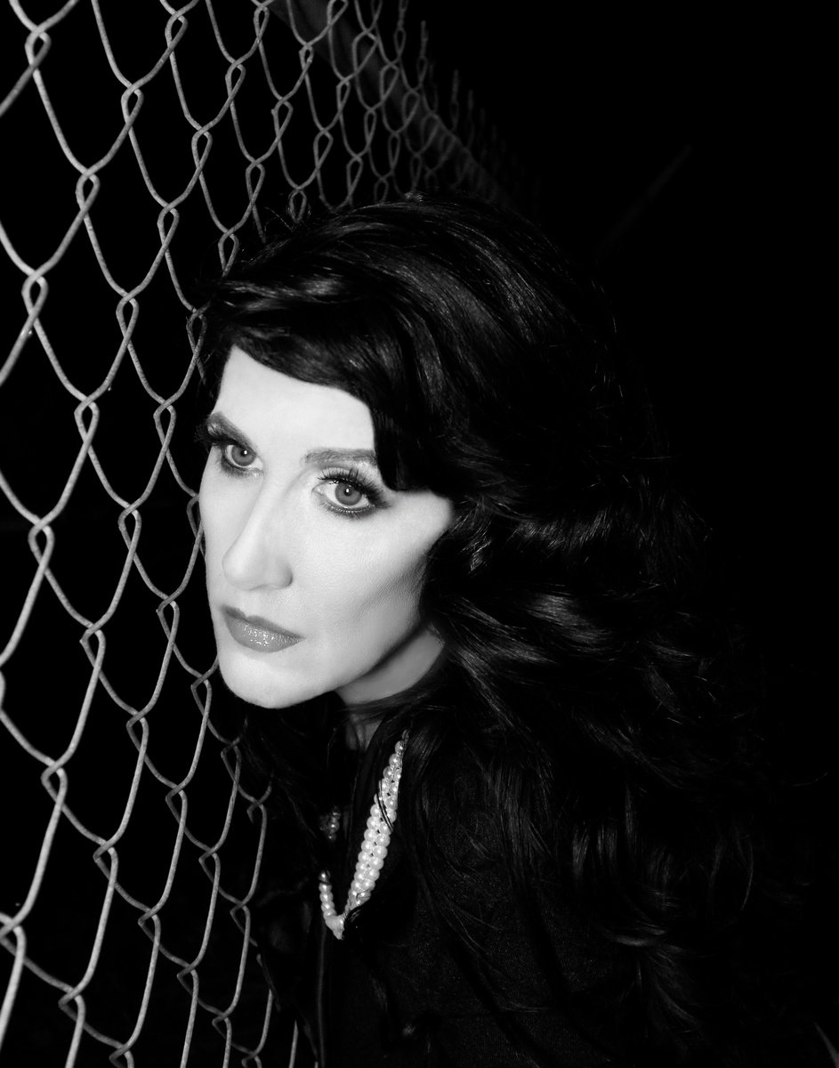 Expressive Portrait Photograph By William Dey, 18 X 22", On The Fence Palm Springs, Original Artwork