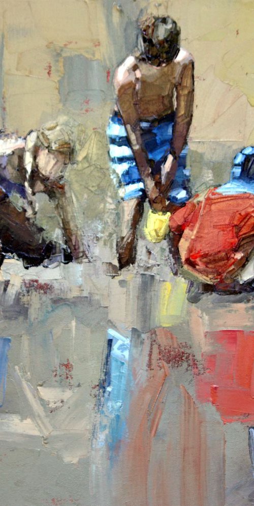 Sand Play IV by Claire McCall