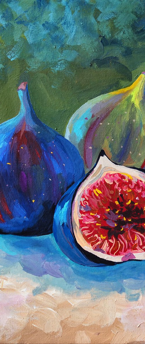 Still life with figs by Delnara El