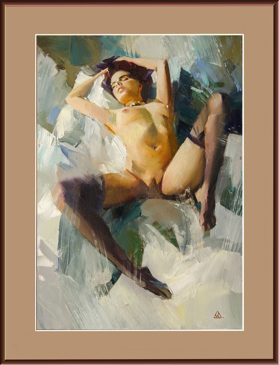" Flame" (35x50 cm)  unframed