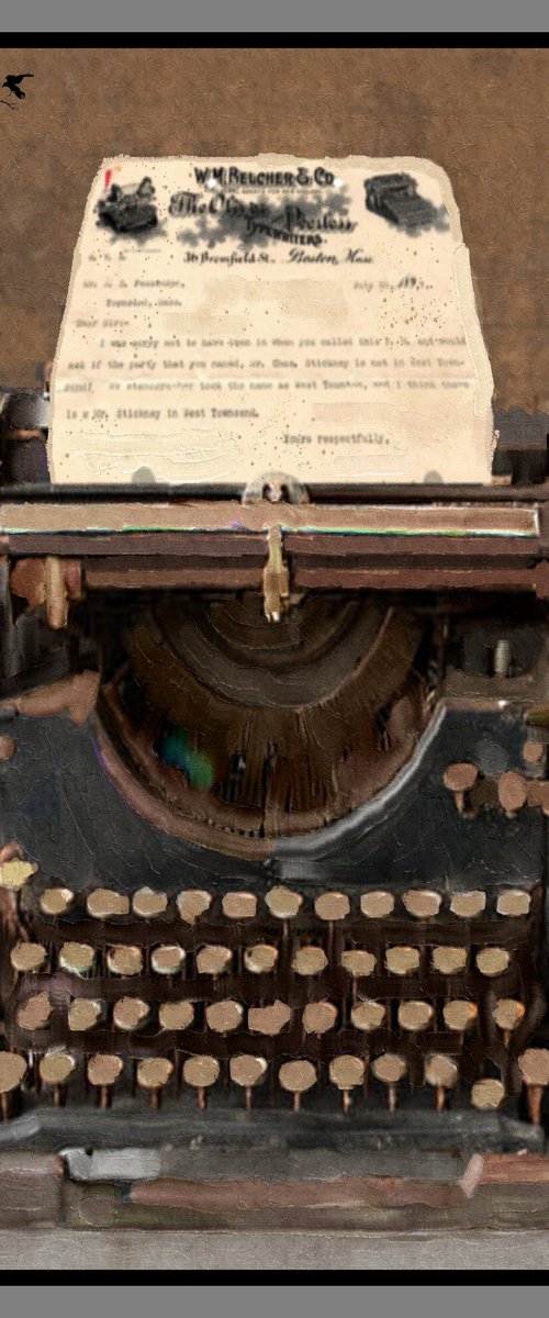 ANCIENT TYPEWRITER by Joe McHarg