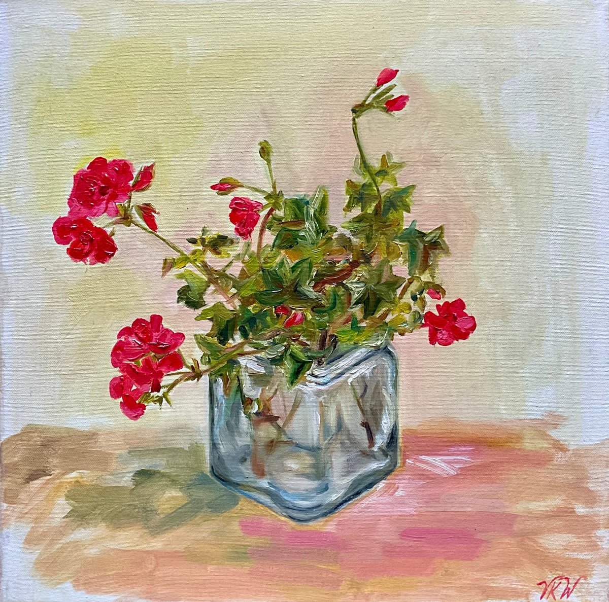 My Favorite Flower By Vera Klimova, 16 X 16, Artwork For Sale On Artfinder