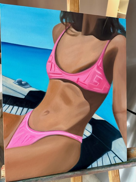 Pink on a Yacht