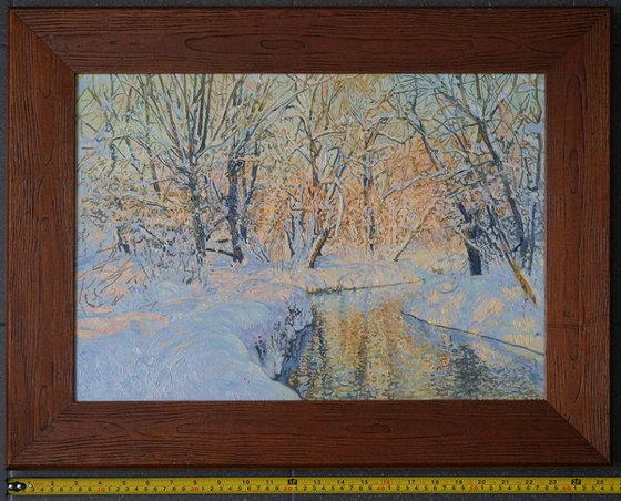 A sunny day on the Chertanovka River