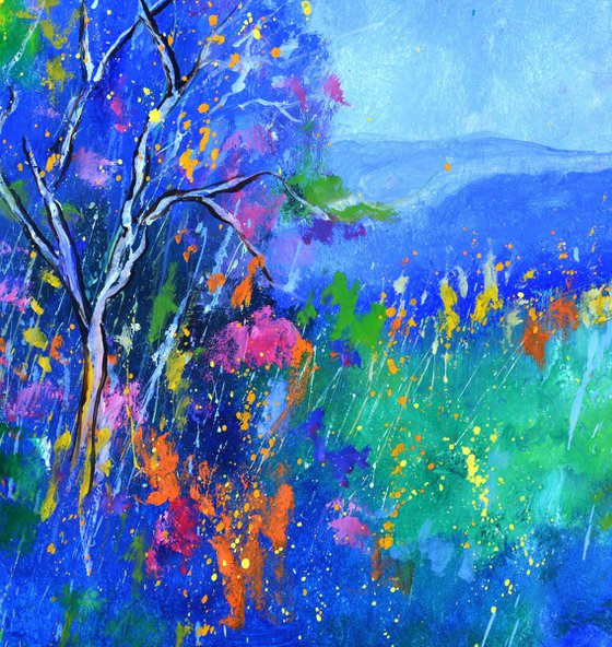 Blue meadow