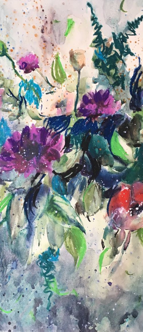 "Flowers composition" by Iulia Carchelan