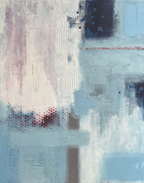 "Lovely Abstract Blue I" by Lisbeth Ascanio