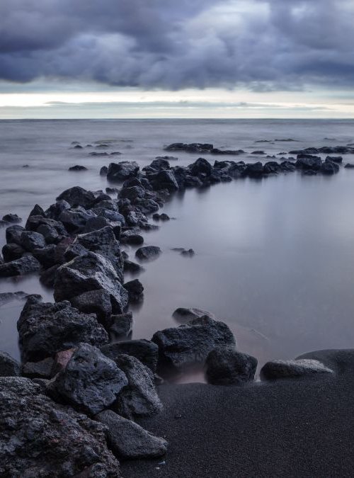 Black Sand, Hawaii by Francesco Carucci