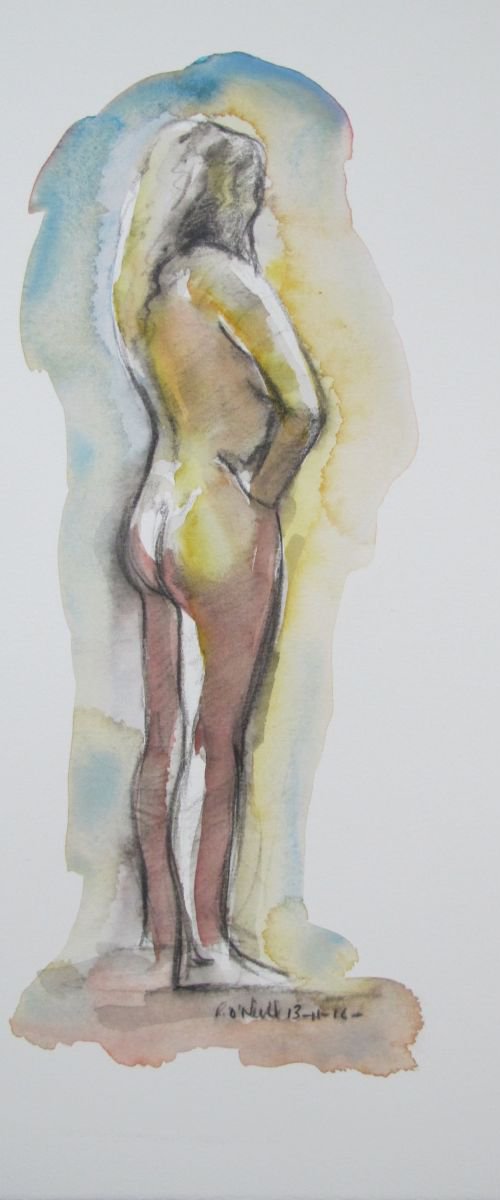 Standing female nude by Rory O’Neill