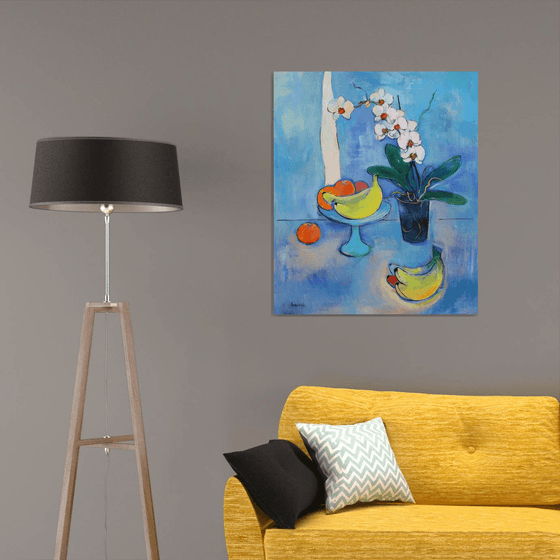 Orchid and Fruits