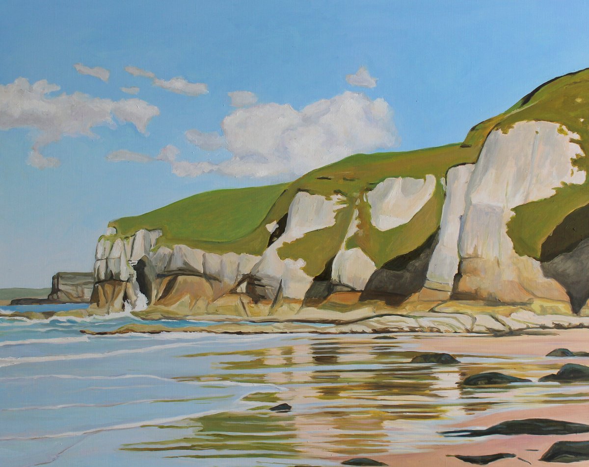 Impressionistic Landscape Oil Painting By Emma Cownie, 30 X 24, Across Whiterocks, Original Artwork