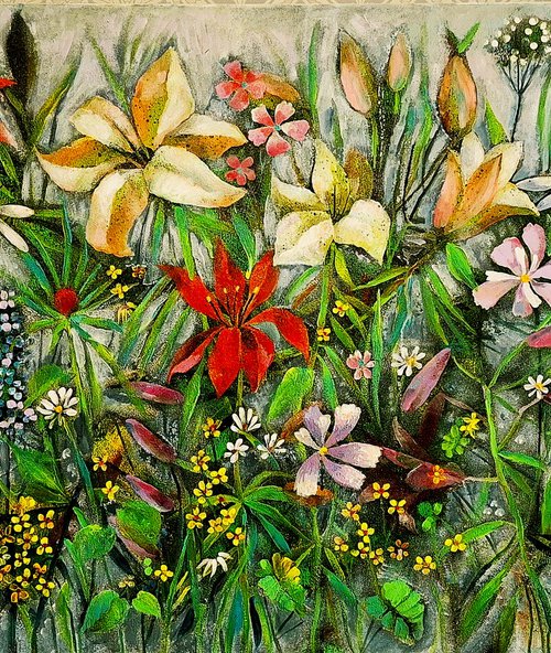 garden flowers by Natalia Johansson