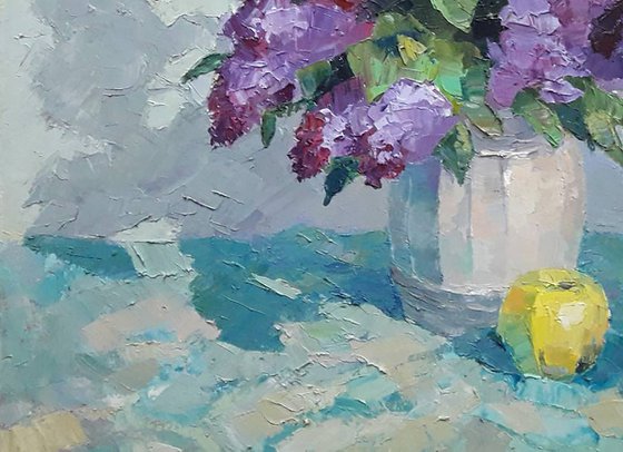 Still life with lilac