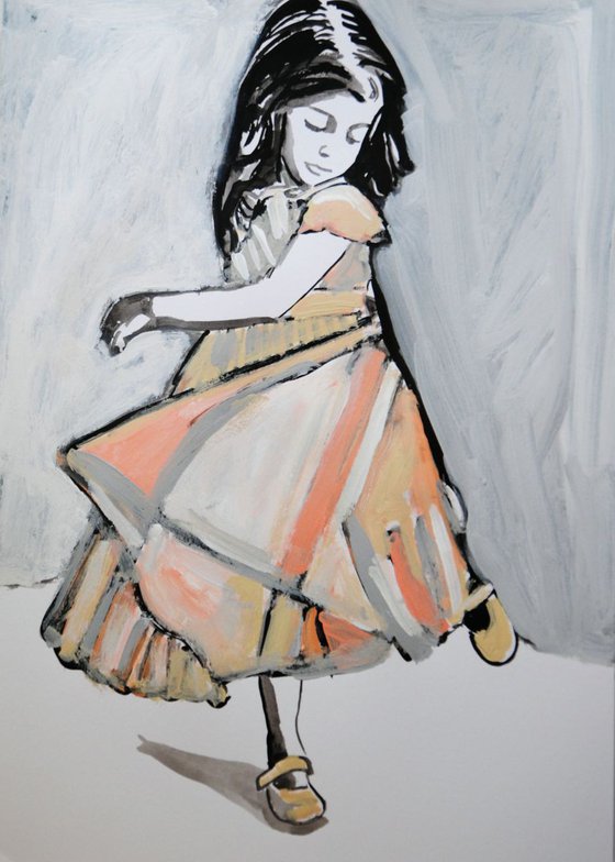 Little ballerina # 5 MXM/ 42 X 29.7 cm