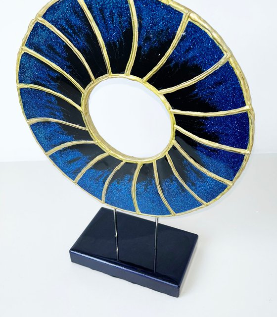 Blue Eye. Table decoration Sculpture 3D. Art. Modern Art. Good Eye. Contemporary decor, Art object